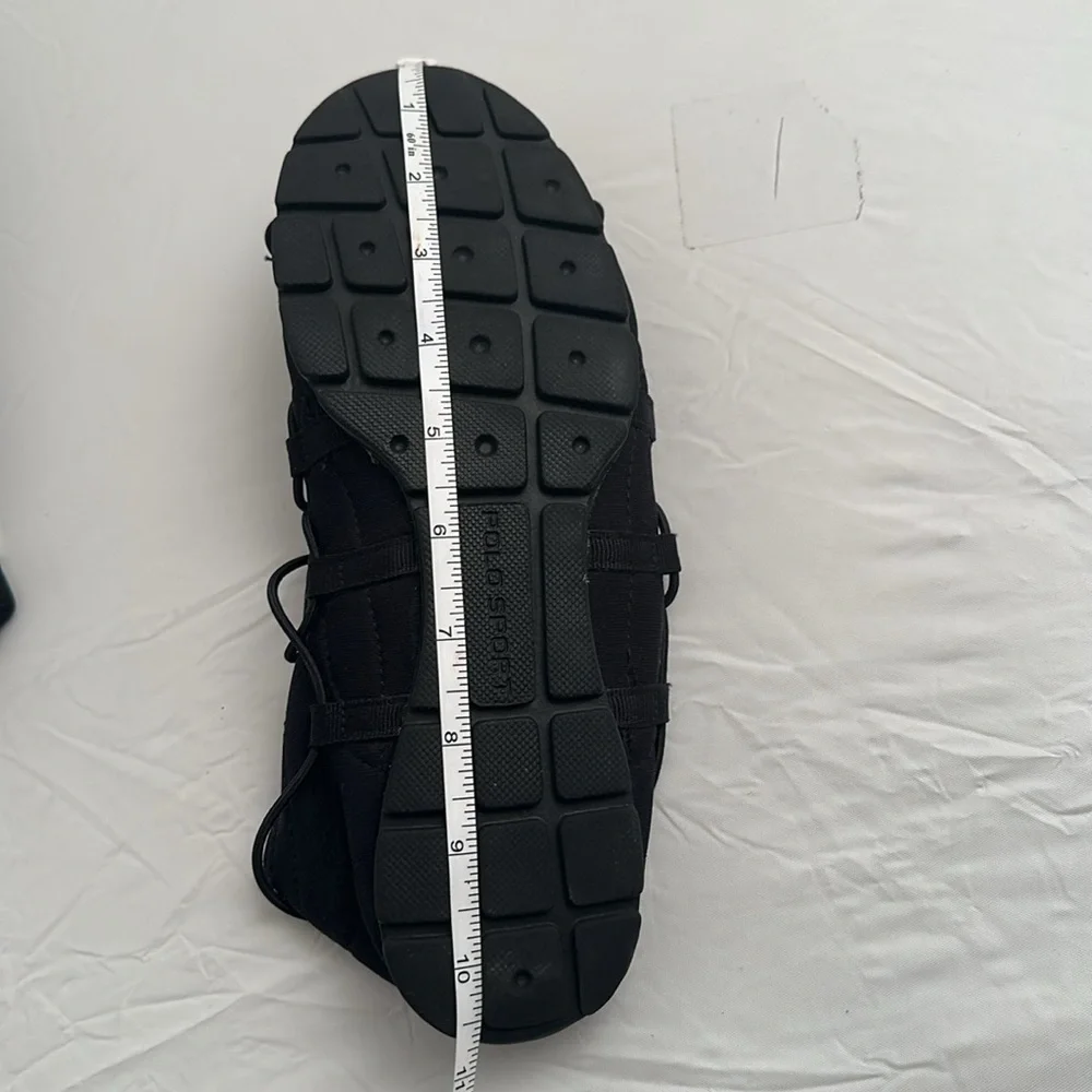 Polo Sport black vintage slip on sneakers